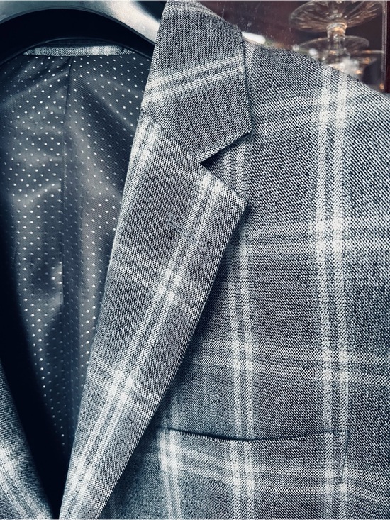 Tailorbyrd Other - Tailorbyrd Gray Windowpane Sport Coat